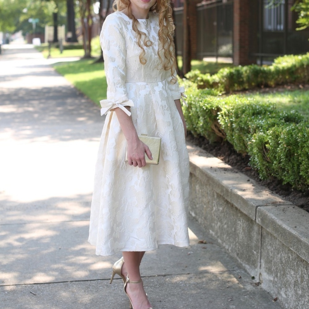 CRÉME DE FLOR DRESS